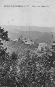 BG36284 schloss schwarzburg i th blick vom helenensitz   germany