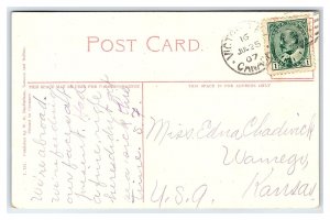 Postcard Post Office And Custom House Victoria  B. C. Canada c1907
