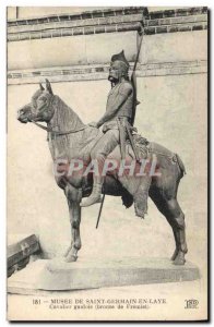 Old Postcard Musee de Saint Germain en Laye Cavalier Gallic bronze Fremiet
