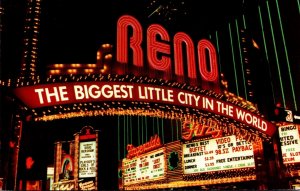 Nevada Reno The Reno Srch At Night