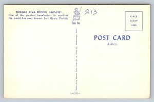 Thomas Edison  Postcard