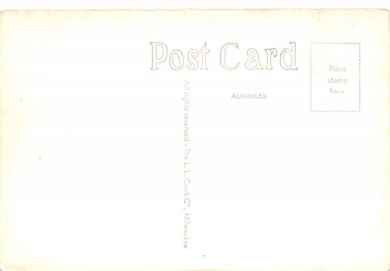 Richmond Illinois Hunter Golf Club, Real Photo, Vintage Postcard U22777