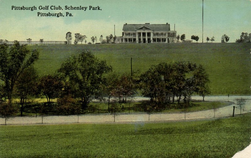PC GOLF, PA, PITTSBURGH, SCHENLEY PARK, GOLF CLUB, Vintage Postcard (b45851)