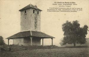 CPA Foret de MARLY-le-ROI-Ancien poste telegraphique aerien (260644)