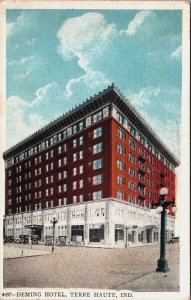 Deming Hotel Terre Haute Indiana Vintage Postcard C106