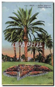 Postcard Old Nice Jardin Albert I