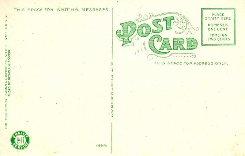 Seattle, WA - Blaine Blvd and Lake Washington - The Cascade Mountains - c1908