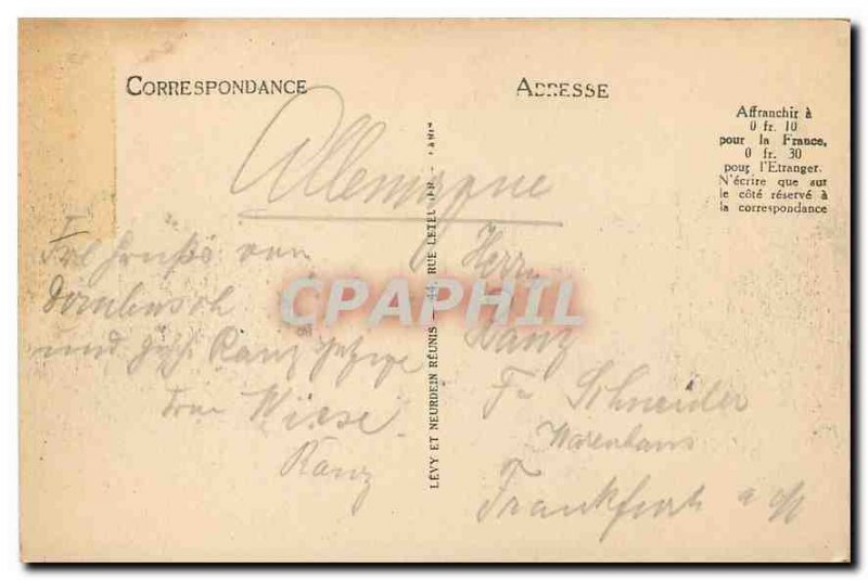 Old Postcard Paris City Hall