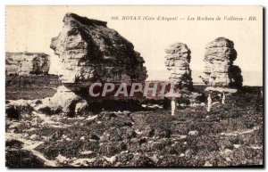 Royan Old Postcard rocks Vallieres