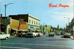 Bend Oregon OR Brandis Drugs Gordon Randall Agency Unused Vintage Postcard D35