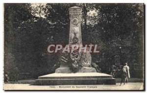 Old Postcard Toul Frenchman Army Monument of Remembrance