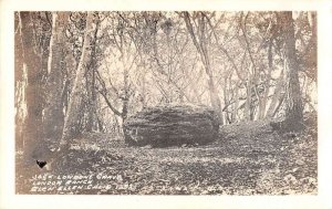 Glen Ellen California Jack London's Grave Real Photo Vintage Postcard AA30926