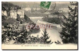 Postcard Old Bassin Du Doubs Basin of & # 39Echo