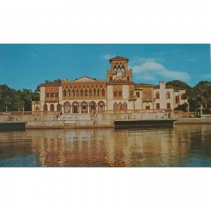 John Ringling Residence Sarasota Bay Florida Ringling Brothers Circus Postcard