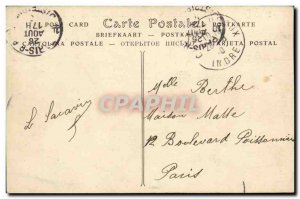 Old Postcard Chateauroux View Chateau taking the Iron Bridge