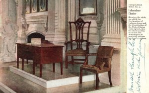 Vintage Postcard 1908 Chamber of Commerce Table and Chairs Independence Missouri