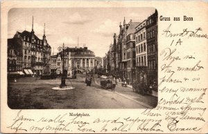 Greetings from Bonn Germany Postcard Marketplace Wohnung UND