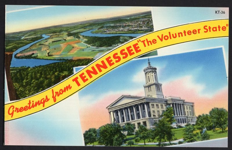 TENNESSEE SplitView Greetings from The Volunteer State Moccasin Bend Chrome