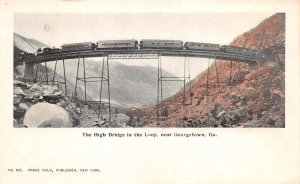 Georgetown Georgia High Bridge in the Loop Railroad  Vintage Postcard AA110443