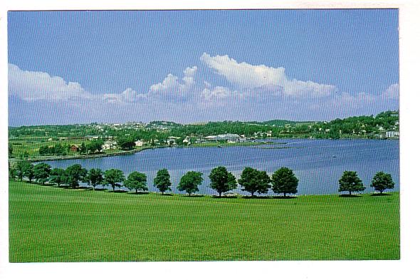 Lunenburg Harbour and Golf Course, Lunenburg, Courtesy Canadian National Railway