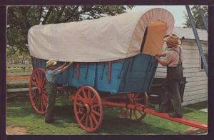 Amish Old Covered Wagon Post Card 3549