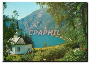 Modern Postcard Geiranger kirke Norw