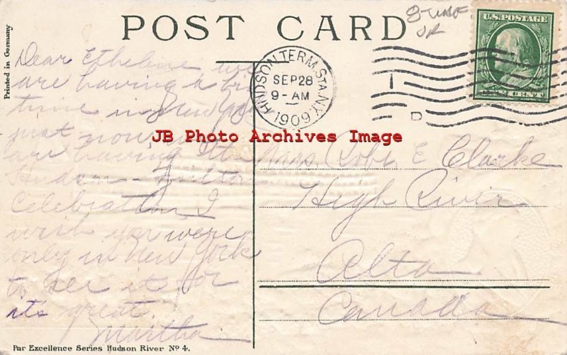 Steamboat Robert Fulton on Hudson River 1909, Par Excellence Series No