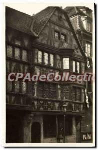 Old Postcard Saverne Old House