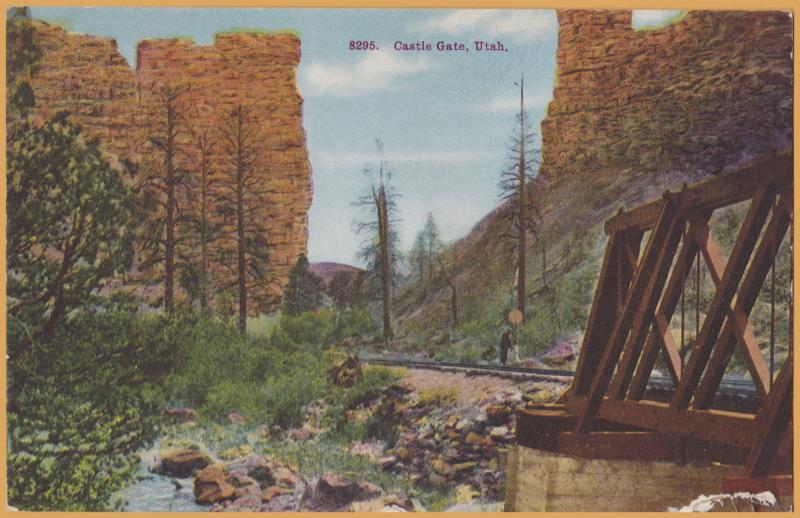 Castle Gate, Utah -Railroad Trestle