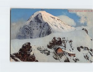 Postcard Berghaus Jungfraujoch, Switzerland