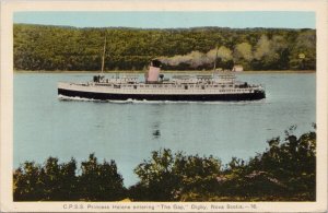 SS 'Princess Helene' Ship The Gap Digby Nova Scotia NS Unused PECO Postcard H45