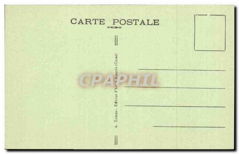 Old Postcard Corsica Corsica Zonza