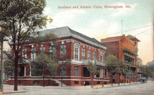 SOUTHERN AND ATHLETIC CLUBS BIRMINGHAM ALABAMA POSTCARD 1910