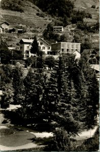 RPPC Brides-Les Bains France Sevoie Hotel Des Sources UNP Postcard