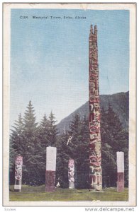 SITKA, Alaska, PU-1949; Memorial Totem