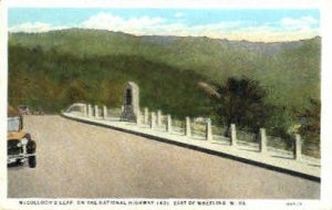 McColloch's Leap, National Highway - Wheeling, West Virginia WV  