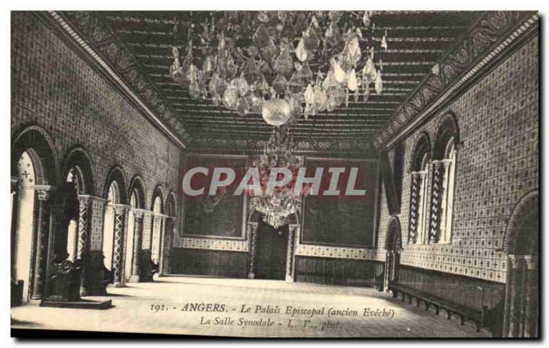 Old Postcard Angers The Episcopal Palace The Old bishopric synod hall