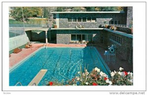 Swimming pool , Radium Hot Springs , B.C. , Canada , 50-60s