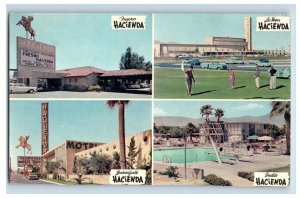 Vintage Las Vegas Hacienda, California. Postcard F116E