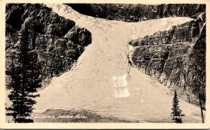 VINTAGE POSTCARD GHOST GLACIER NEAR TOWN OF JASPER ALBERTA CANADA (NOT RPPC)