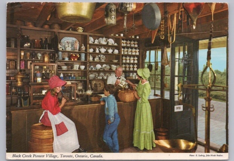 Laskay Emporium, Black Creek Pioneer Village, Toronto, Ontario, 1976 Postcard
