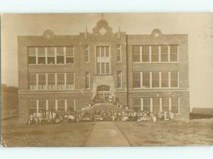 Old rppc BUILDING SCENE Architecture Postcard AB1087