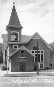 Princeton Illinois English Lutheran Church Real Photo Antique Postcard K70247