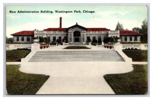 Administration Building Washington Park Chicago Illinois IL UNP DB Postcard Y2