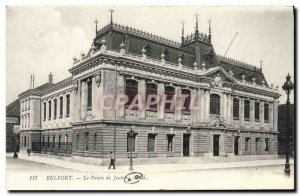Vintage Postcard Law courts Belfort