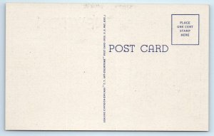 Large Letter Linen NEWTON, Mississippi MS ~ Curt Teich 1940s  Postcard