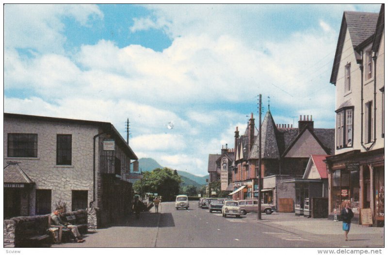 ABERFOYLE, Scotland, 1940-1960's; Trossachs, Clachan Hotel, Restaurant, Class...