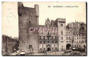 Old Postcard Narbonne L & # City 39hotel