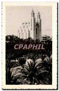 Old Postcard Casablanca Sacre Coeur Church