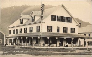 Townshend VT Inn or Hotel c1910 Real Photo Postcard